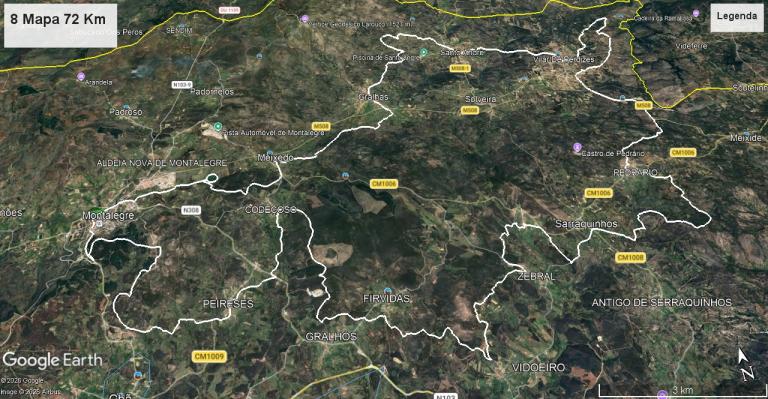 8 Mapa 72Km
