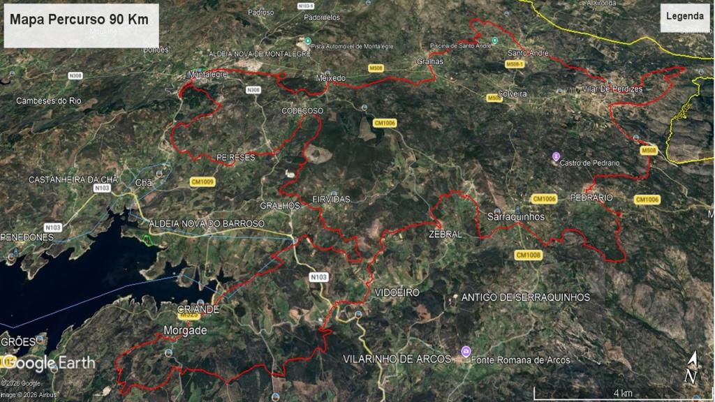 9 Mapa 90Km